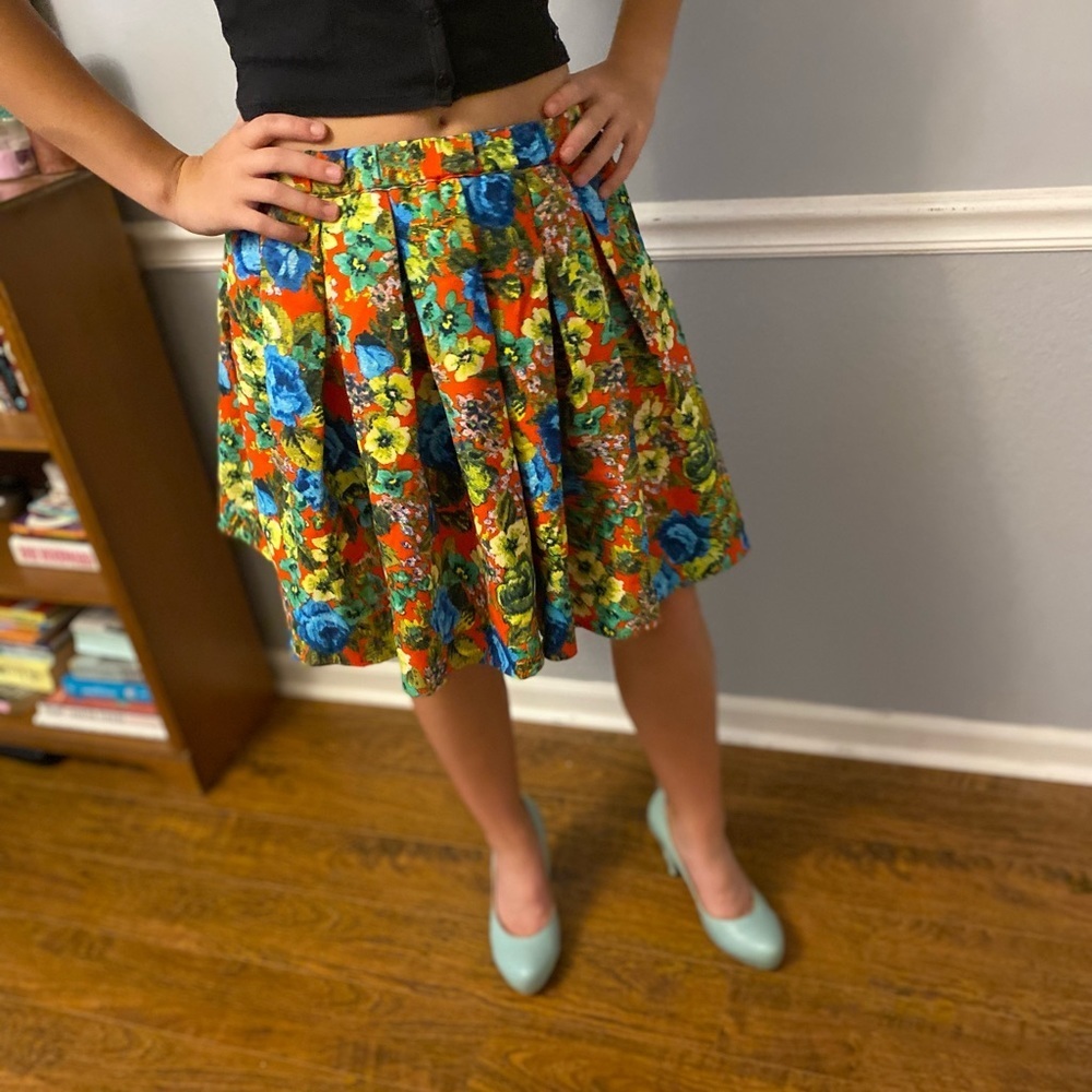 Sugar + Lips Floral Skirt